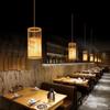Bambusový lustr v čínském stylu, čajovna, hotelový obývací pokoj, nová čínská lucerna, horký hrnec, restaurace, bambusové lampy
