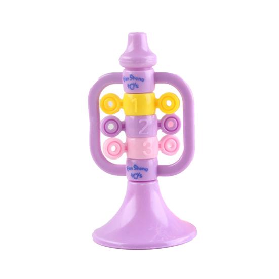 Kids Cartoon Trumpet Toy Safe Interactive Cheer Exercise Lung Capacity Vivid Color Preschool Learning Trumpet Toy Kindergarten Toys