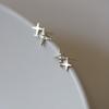 Asymmetric Cross Star Earrings, Retro Fashion High-End Women'S Earrings Accessories