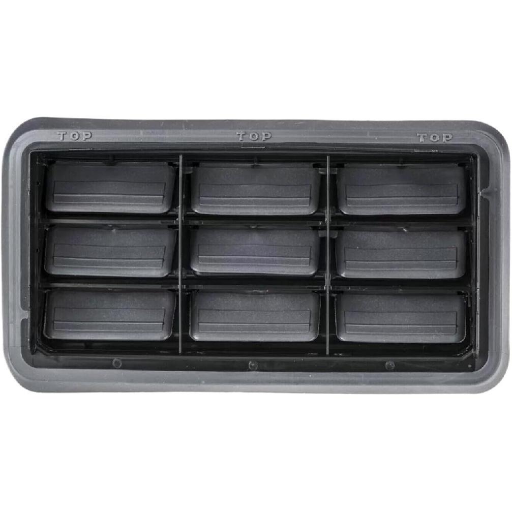 Rear Tailgate Air Vent Outlet Ventilation Net 05058636AD,Compatible With 2010 2011-2018 Jeep Wrangler Rear Tailgate Vent Air Outlet Net