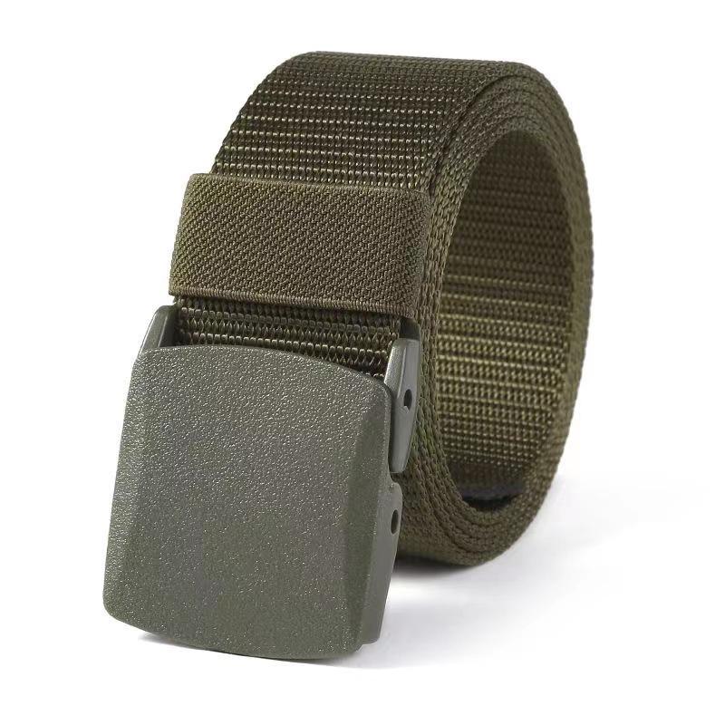 Versatile Men's Thickened Leather Belt for Casual, Military, or Student Use