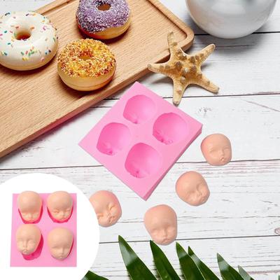 Schattige Pop Menselijk Lichaam Silicone 4 Holtes Taartdecoratie Fondant Voor Snoep Chocolade Ambacht Deeg Bloem Pasta Hars Gips