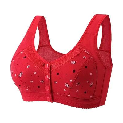 Podprsenky s předním zapínáním pro ženy Podprsenka nadměrné velikosti Push-up Podprsenka Bezdrátová Pohodlné Dámské spodní prádlo Velká velikost Sexy podprsenka