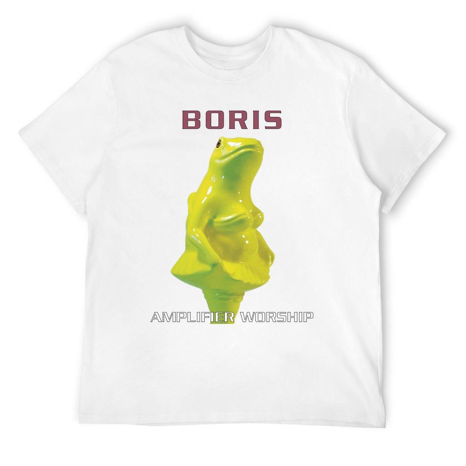 Boris Amplifier Worship Drone Stoner metal TShirt custom t shirt blanks Blouse Unisexs cotton tshirt S