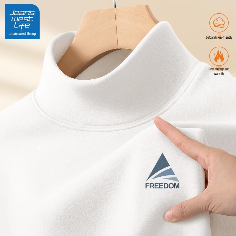 JEANSWEST LIFE Men's Thermal Fleece Lined Long Sleeve T-Shirt