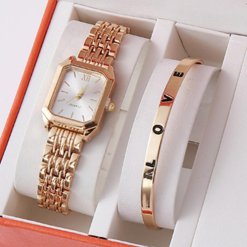 Popular Women'S Watches Supply Five-Piece Set Diamond Women'S Watches Women'S Fashion Roman Quartz Watches