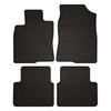 Dywaniki samochodowe gumowe do: Honda Civic X hatchback (2017-2021) - czarne, lepsze