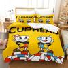 New 3D Print Anime The Cuphead Show Bedding Set Single Twin Full Queen King Size Bed Set Aldult Kid Bedroom Duvetcover Sets Tool