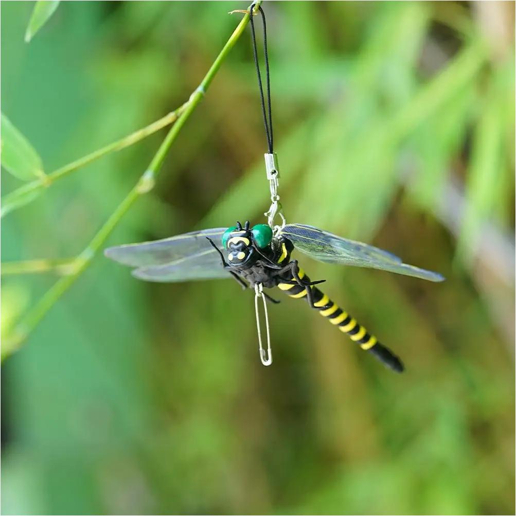 12cm Simulation Dragonfly Outdoor Mosquito Repellent Insect Model Garden Hanging Ornaments