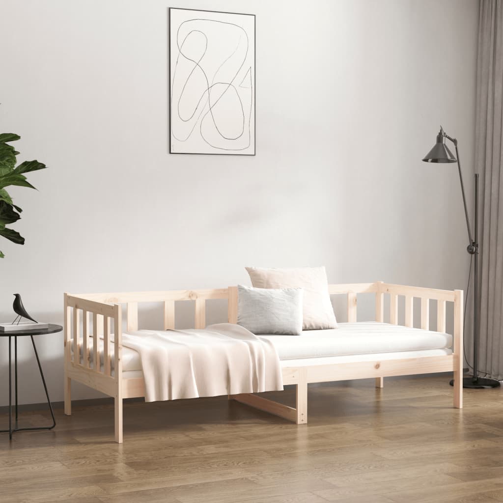 Vidaxl Daybed Without Mattress, 90X190 Cm, Solid Pine Wood