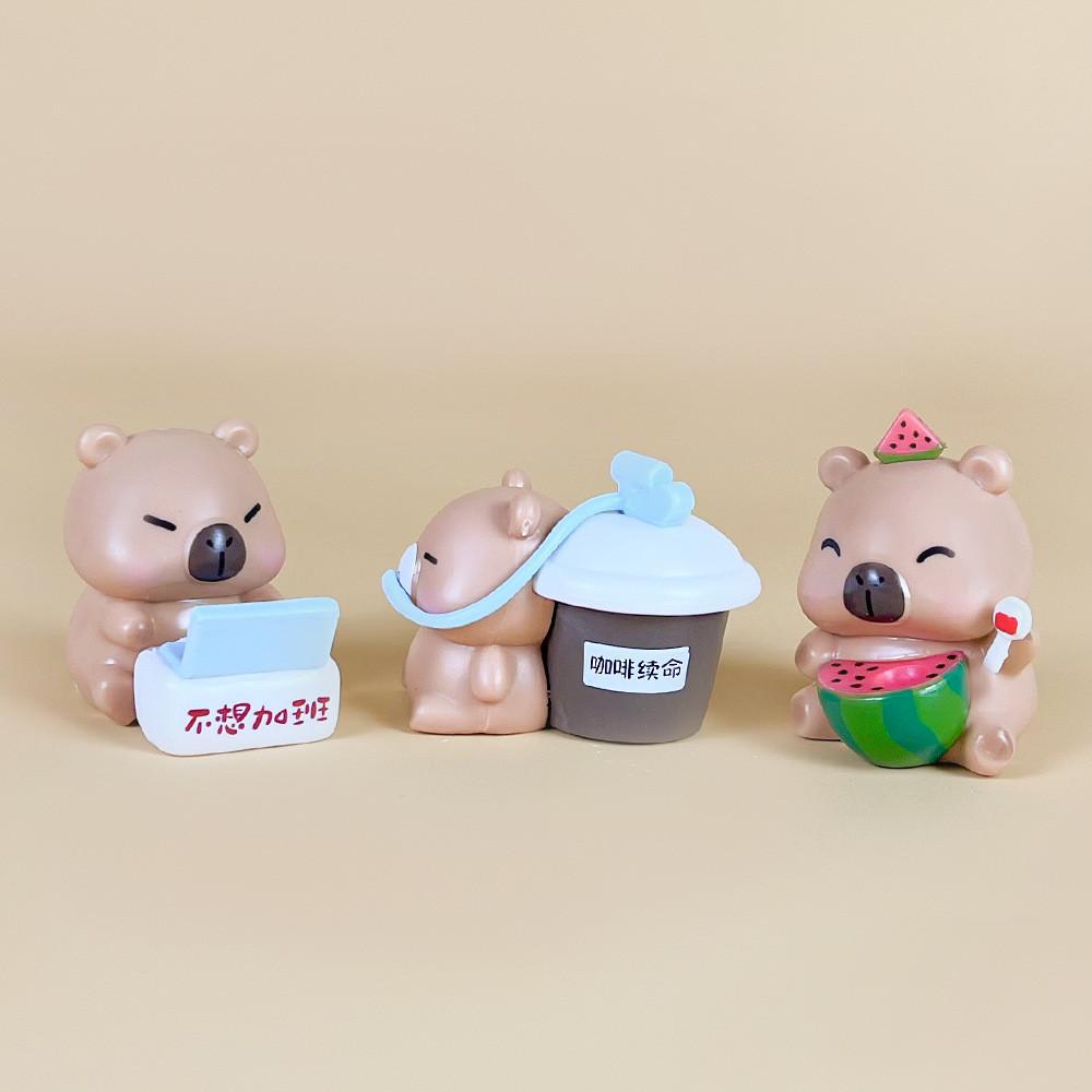 Capybara Blind Box Sammlerfigur aus PVC für Anime-Fans
