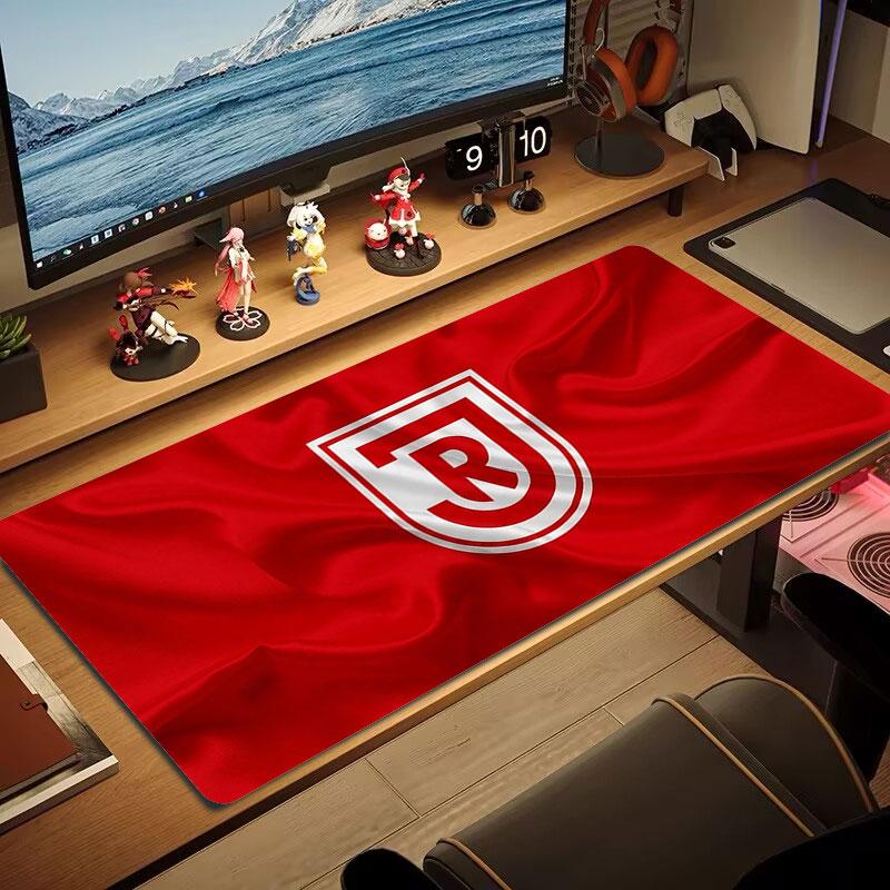 SSV Jahn Regensburg Large Size Mouse Pad Large Gaming Table Cushion Non-slip Laptop Tablet Big Mousepad XXL Mat Mini PC Playmat With Lock edge