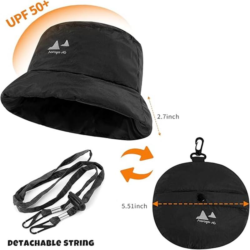 1Pc Lightweight Folding Padded Warm Hats Women Winter Bucket Hat Waterproof Cap