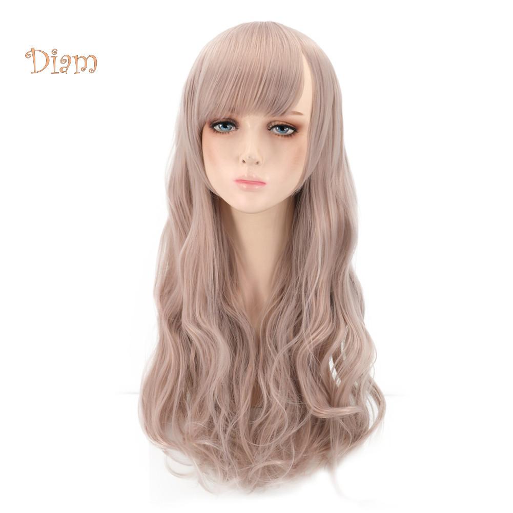 

Диамо женщины curly Длинный парик мультфильм аниме косплей Faux волос волос