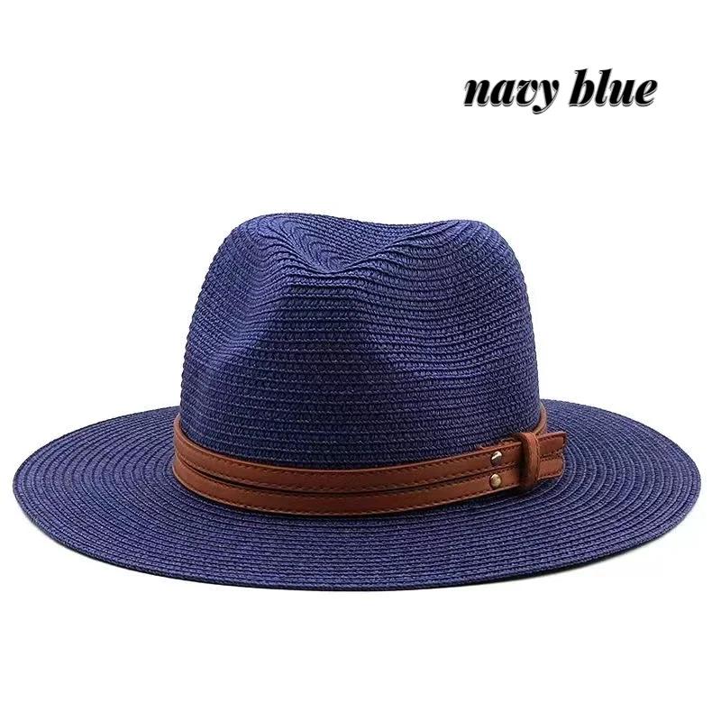 New Men's and Women's Bob Ricard Bucket Sun Hat Ribbon Straw Hat Summer Panama Outdoor Party Picnic Sunshade Basin Cap Sale
