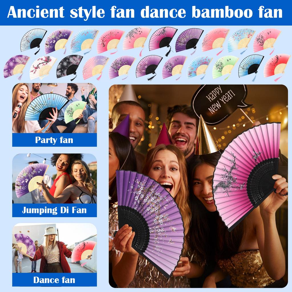 Antique Fan, Chinese Fan, Antique Folding Fan, Dance Fan