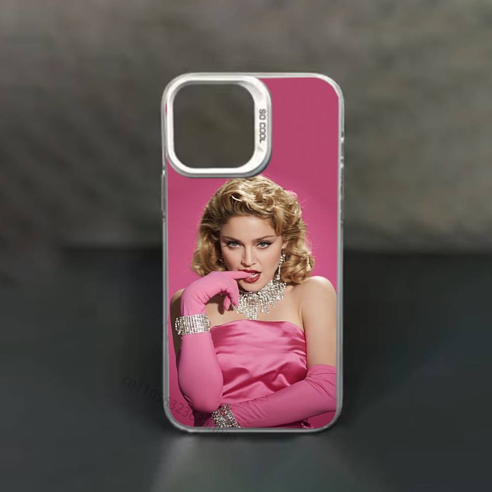 M-Madonna-S 80s Phone Case for iPhone 15 16 Pro Max  Air SE 11 13 Pro 14 Plus 12 11Pro 15Pro Max 16e Cover