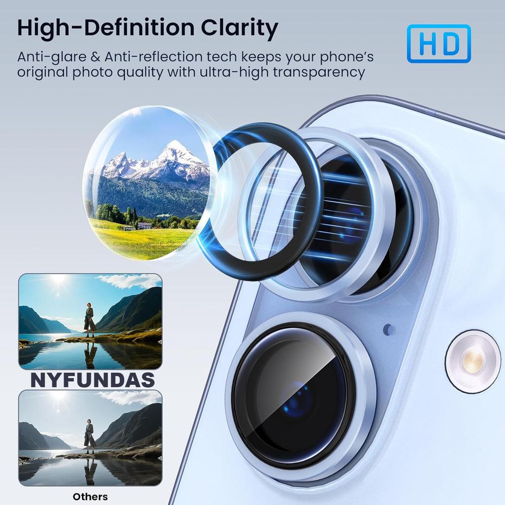 Camera Lens Protector Cover For For Iphone Air 17 Pro Max 16E 16 1 Plus 14 13 Mini For Iphone17 For Iphoneair Protection Phone Accessories