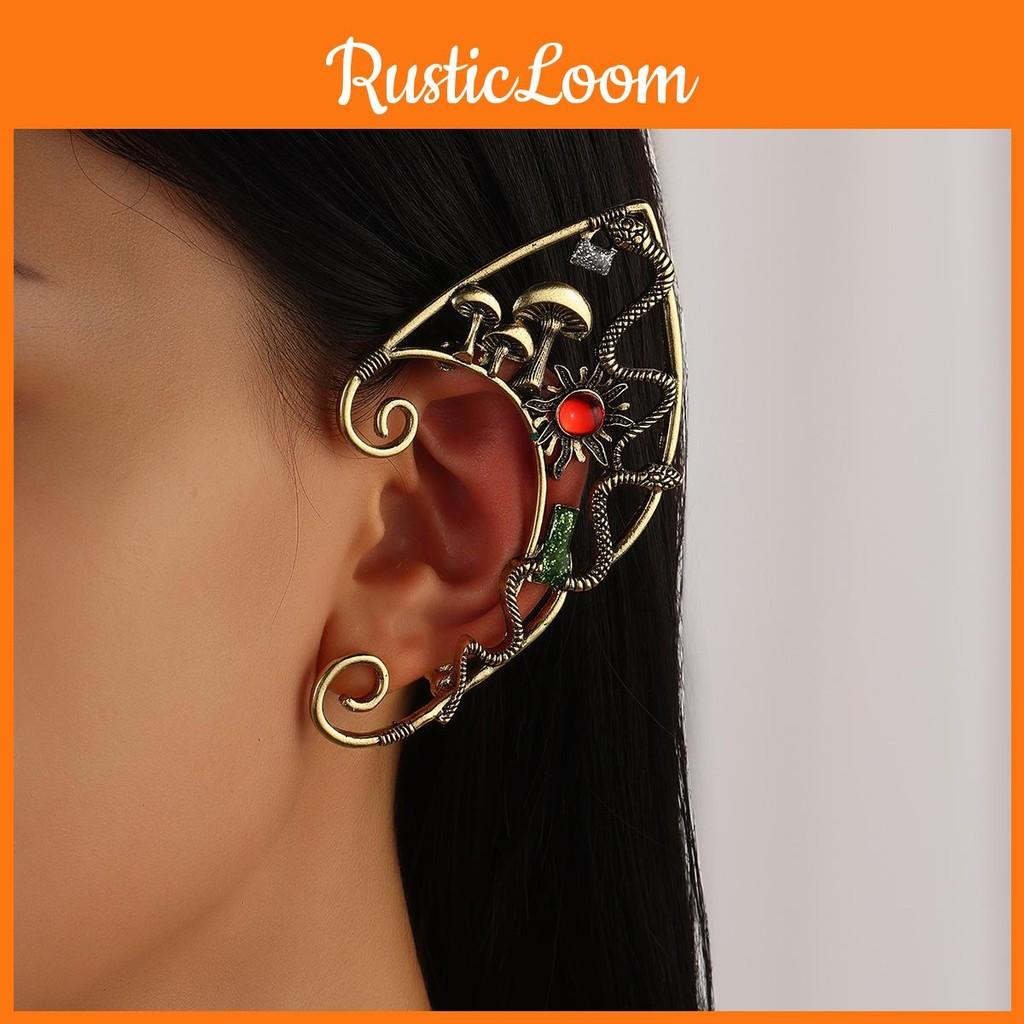 Snake Cuff Vintage Earrings For Women With Alloy Material And Animal Pattern For Use Daily
