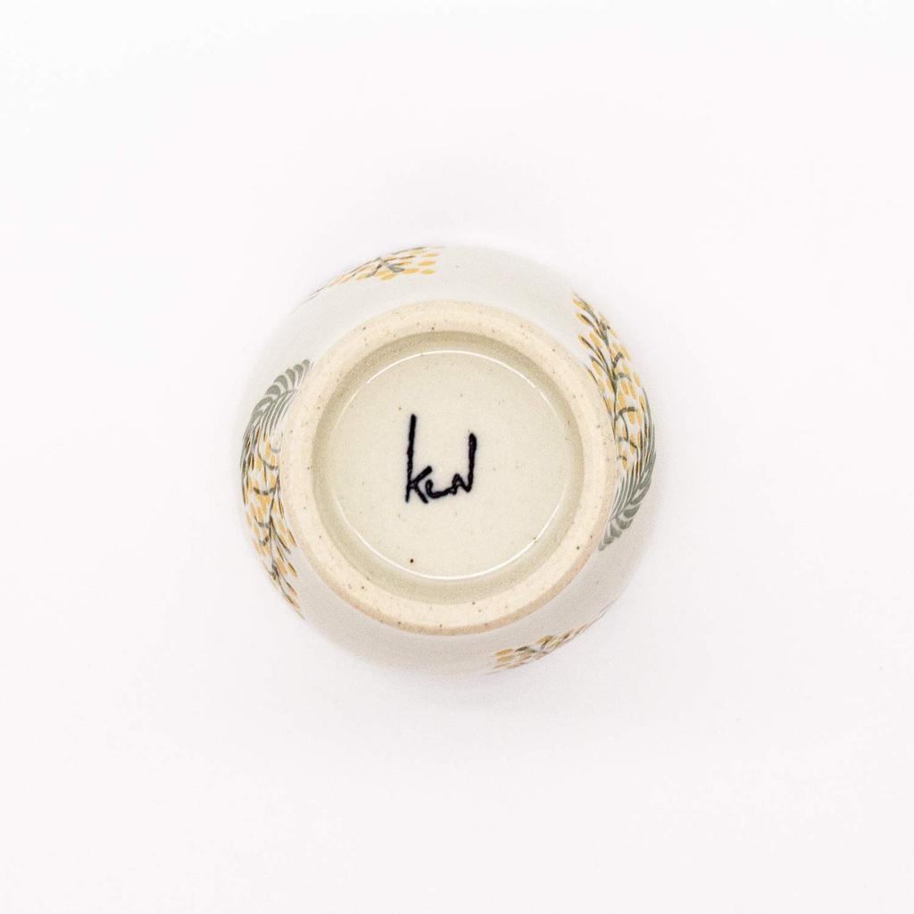 24to3 Nishitomi Ceramics Hasami Isayama Small Made In 478106 (Nishitomi) Ware, Seito, Teacup, Mimosa, Japan,