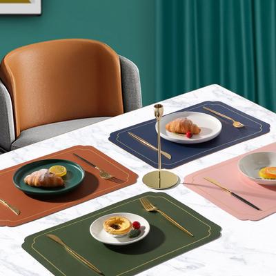 4 Pcs Nordic Style Table Mat Anti-Slip Water-Proof Placemat Coaster Mats Dining Tablemat Silicone Coaster Kitchen Accessories