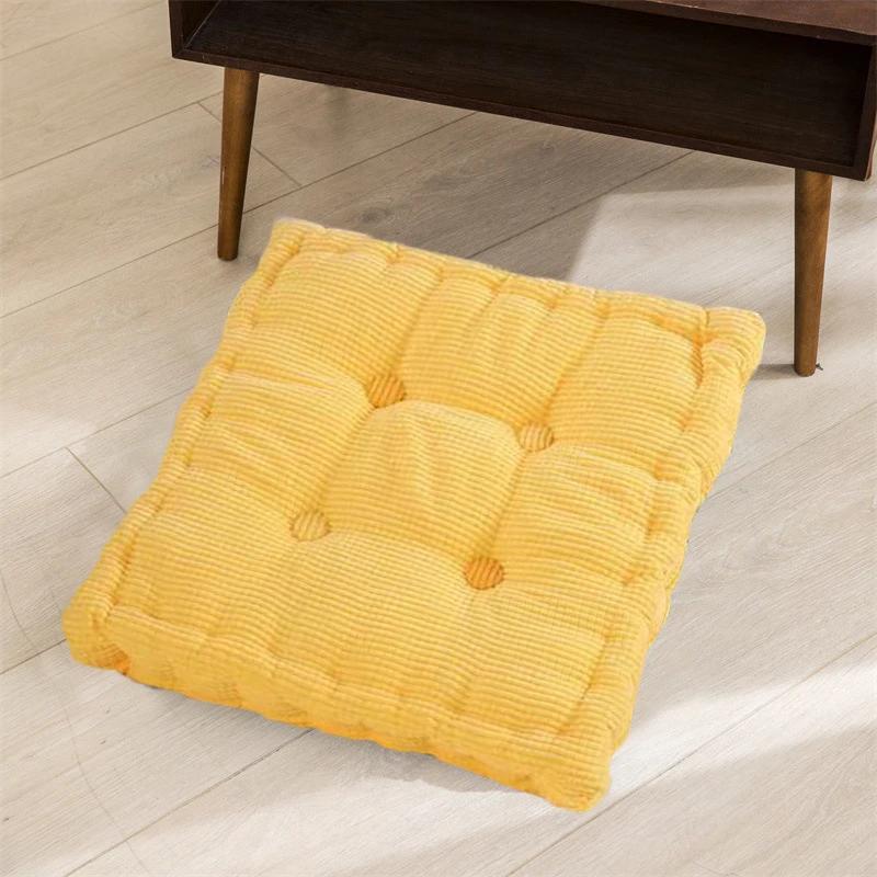 Thicken Square Corncob Tatami Seat Office Chair  Cushion Soft Sofa  for Home Floor Decor Textile Knee Pillow
