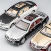 HXGR9 1:24 Mercedes Benz Maybach GLS600 Alloy Model Cars Diecast Toy Car Simulation Sound & Light Vehicle Toys Model Gifts For Kids
