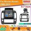 9.7" Vertical Style Tesla Screen Android Car Radio for Nissan Navara 2006-2012 GPS Navigation Multimedia Player 2 Din Stereo