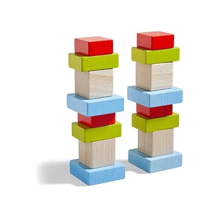 Jeu D'assemblage En 3D HABA Fois Quatre - 4 Couleurs 4 Formes 3 Dimensions