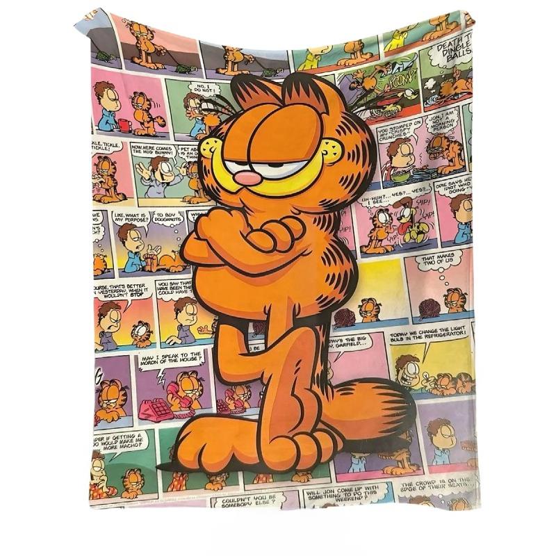 Garfield animation cartoon cute bath towel kawaii home car office nap air conditioning blanket throw beach towel wholesale 75cmx90cm