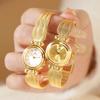New In Women's Watches Golden Vintage Luxury Small Watch For Women Original Fashion Gold Quartz Wristwatch