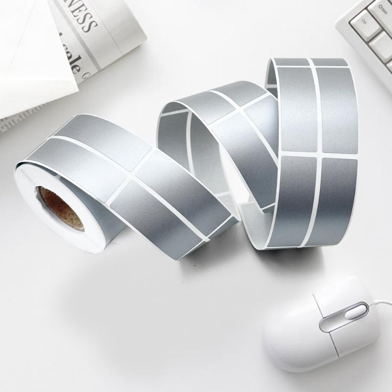.Reward Scratch Card Film Coated Stickers Gray Silver Gold Scratch Off Labels Diy Redemption Vouchers Scratched Stripe Card Film