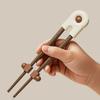 With Storage Box Training Chopstick Wood Non Slip Chopsticks Trainer Detachable Silicone Connector Chopstick Training Helper