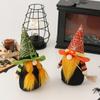 Halloween Decorations Set - Fabric Pumpkin Witch Doll Faceless Forest Elder Figurine Party Home Decor