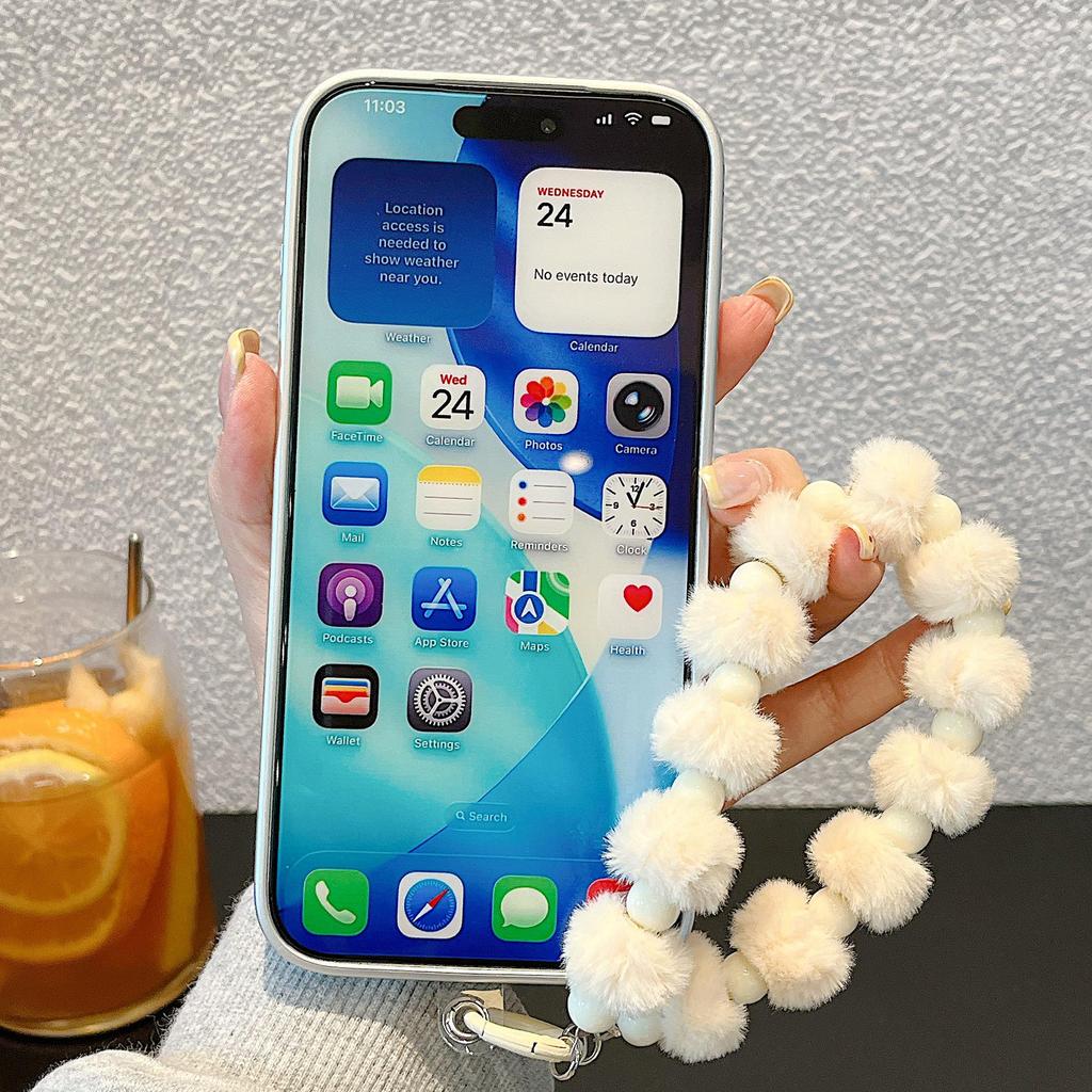 Trendy Leather Rilakkuma Phone Case for iPhone 17 Pro Max - Drop-Proof, Cute Design, Fits iPhone 16/15