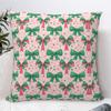 Plaid & Holiday Christmas Pillow Cover Soft Pillow Case Cushion Cover Retro Trendy Design Pillowcases Wedding Party Home Decor
