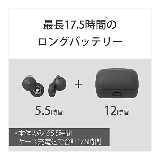 [Refurbished product] Sony LinkBuds: Completely wireless earphones/Small and lightweight 4.1g/Fully open style that can be worn at all times/Mic call