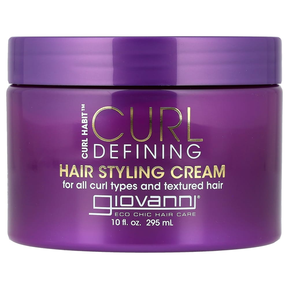 Giovanni Curl Habit Curl Defining Hair Styling Cream, Suitable for All Curl Types, 295ml (10 fl oz)