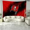 Tampa Bay Buccaneers Logo Wall Tapestry Aesthetic Wall Hanging Printed Fabric Blanket Decorative Tapestries for Bedroom Living Room Home Decor