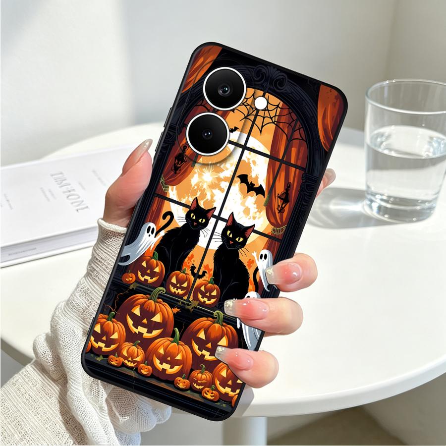Case for Xiaomi Mi 17 Pro Max 14 10T 12T 11 13 Lite 12 12X 11T Phone Cover 15T 17T Halloween Bat Castle