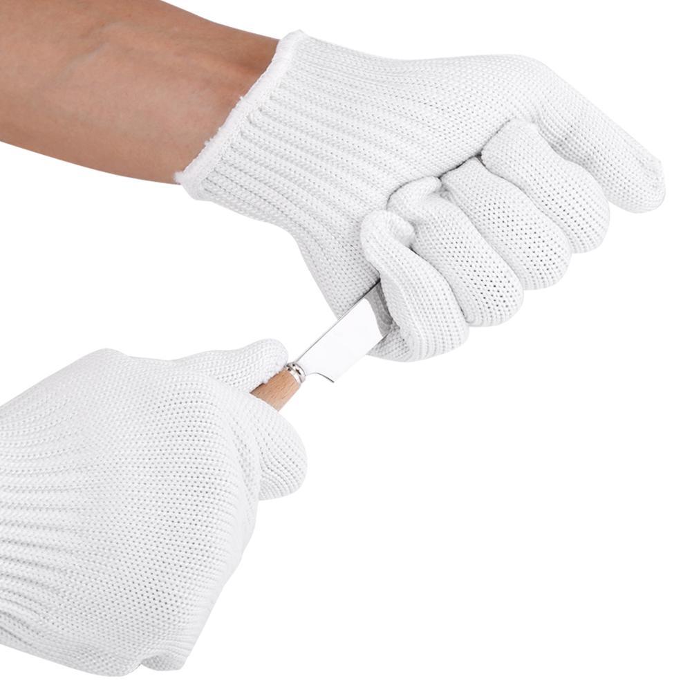 1 Pair Cut Resistant Gloves Anti cutting for Gardening Butcher Work Outdoor Protection Tool Steel wire