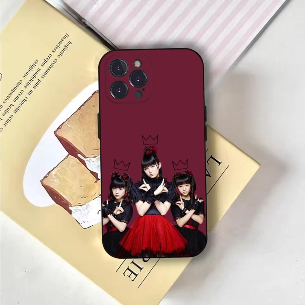 Coque de téléphone Babymetal Idol Japonais Coque de téléphone Pour iPhone 16,15,14,13,12,11,Pro,X,XS,Max,XR,Plus,Mini Housse Souple Noire