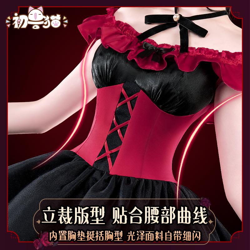 Date A Live Kurumi/Tohka/Yoshino Cosplay Costume Anime Role Play Outfit for Halloween Carnival