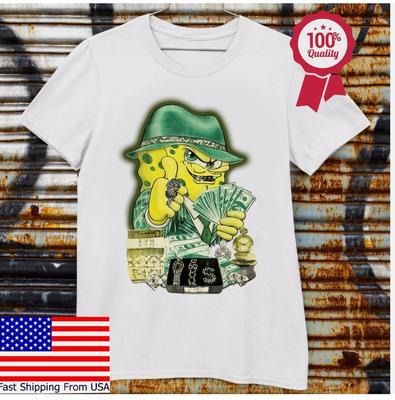 HEISS Gangster SpongeBob Shirt Hergestellt in den USA Vintage Retro T-Shirt Unisex T-Shirt