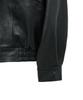 Noirer Antique Cow Leather High-Neck Blouson (Black)
