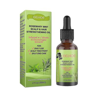 Eelhoe Haarwachstums-Serum 59ml mit Biotin & Ginseng-Extrakt, Kopfhautpflege-Behandlungsset für volleres Haar, Stärkt die Wurzeln