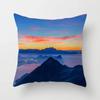 Luxury Home Decor Pillow Cover Car Living Room Sofa Cushion Cover Sunset Dusk Scenery Pattern Cushion Cover