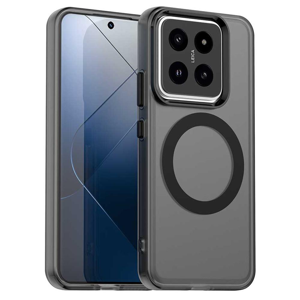 For Xiaomi 14 Pro Case Compatible with MagSafe PC+TPU+PET Anti-Drop Phone Cover