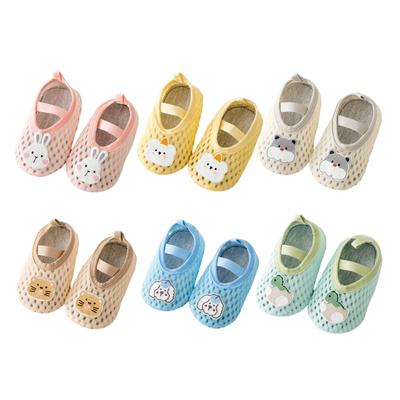 Infant Anti Skid Floor Socks with Cartoon Design for Baby Ages 10 Months To 3 Years Toddler Learning To Walk Shoes