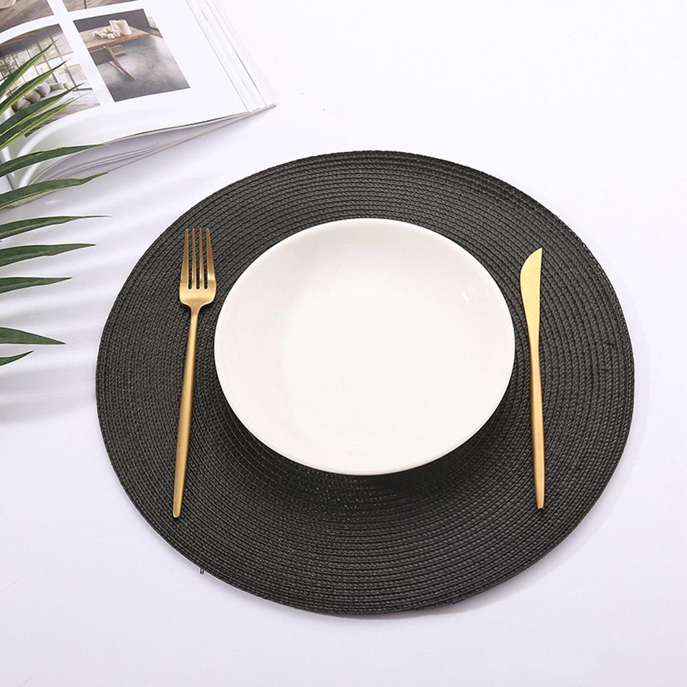 Durable Table Decoration Coffee Cup Weave Tableware Table Mat Placemat Coaster Tea Cup Pad
